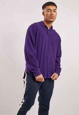VINTAGE RALPH LAUREN LONG SLEEVE POLO TOP