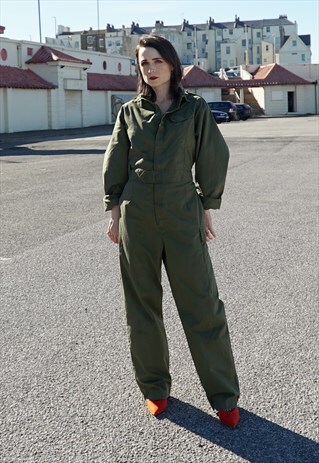 KHAKI BOILER SUIT