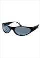Sporty Sunglasses in Black frame with Smoke Grey lens