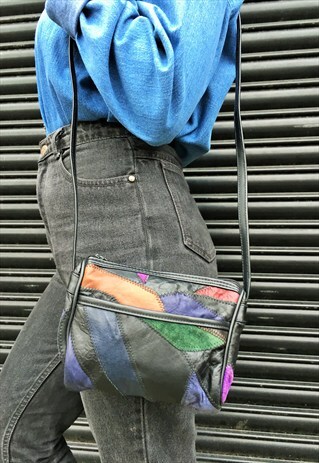 VINTAGE LEATHER PATCHWORK BAG