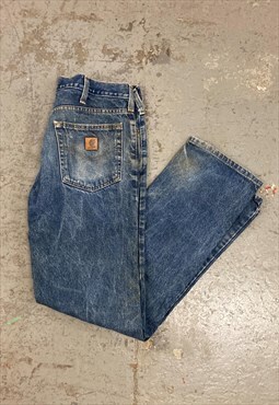 Vintage Carhartt Jeans Blue Denim Relaxed Straight Fit