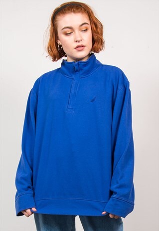 NAUTICA QUARTER ZIP SWEATSHIRT