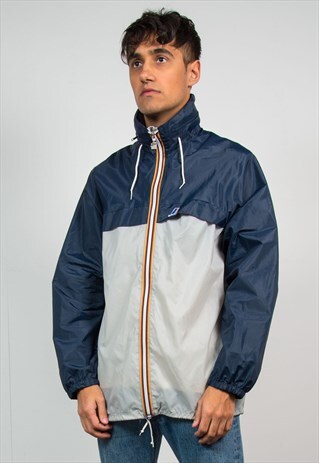 K-WAY WATERPROOF CAGOULE JACKET