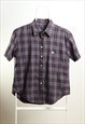 Vintage Burberry Nova Check Short Sleeve Logo Shirt 