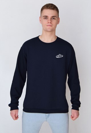 NAVY SANDAL SWEATSHIRT