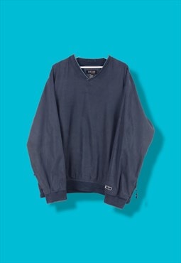 Vintage Izod Windbreaker Sweatshirt in Blue XL