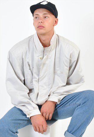 VINTAGE HARRINGTON JACKET IN BEIGE
