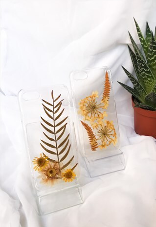 IPHONE 7 AND IPHONE 8 PRESSED FLOWER CASES/ COVERS
