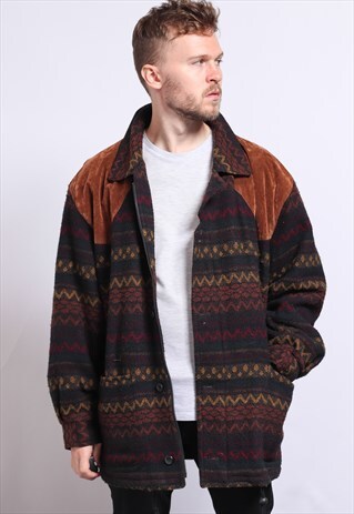 VINTAGE AZTEC INCA FESTIVAL JACKET