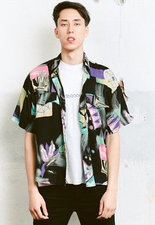 VINTAGE 90S PATTERNED SHIRT
