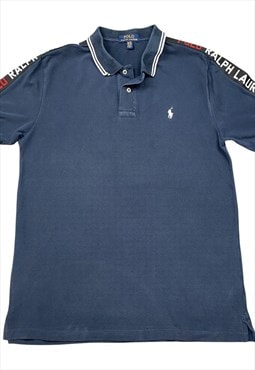 Polo Ralph Lauren Vintage Men's Navy Polo Shirt