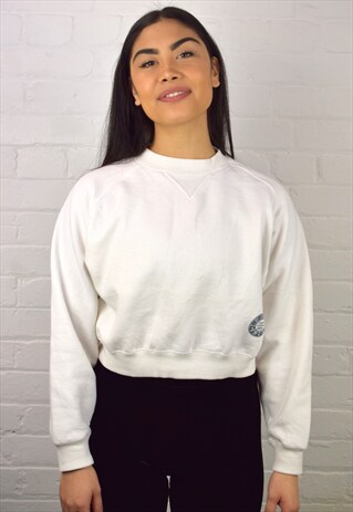 VINTAGE 90'S NAF NAF CROPPED SWEATSHIRT