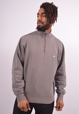 VINTAGE NIKE SWEATSHIRT JUMPER GREY