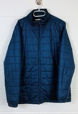Vintage Timberland Puffer Jacket / Coat Blue