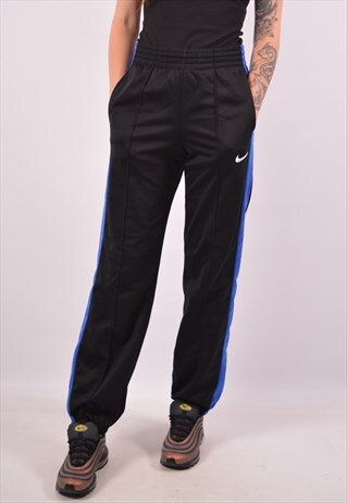 VINTAGE NIKE TRACKSUIT TROUSERS BLACK