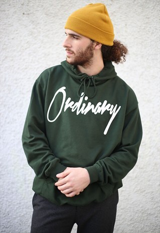 CLASSIC ORDINARY FOREST GREEN HOODIE