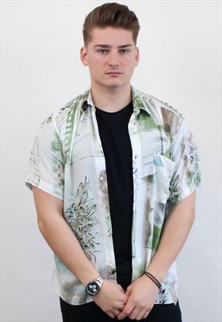 VINTAGE ABSTRACT PATTERN SHIRT