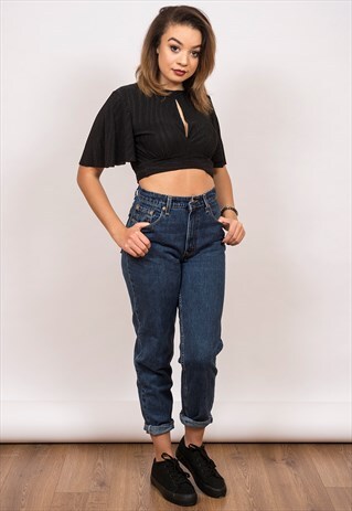 LEVI'S 550 HIGH WAISTED BLUE JEANS