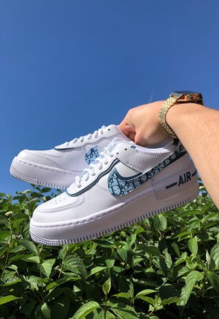 CUSTOM NIKE AIR FORCE 1 SHADOW - HOT ICE