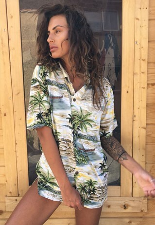 OVERSIZED RETRO 90S 80S VINTAGE UNISEX FESTIVAL SHIRT