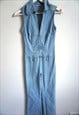 VINTAGE DENIM JUMPSUIT ROMPER OVERALL ONEPIECE SHORTS