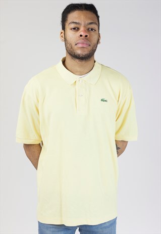 VINTAGE LACOSTE YELLOW POLO SHIRT