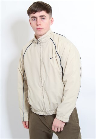 VINTAGE NIKE JACKET IN BEIGE MEDIUM