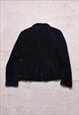 WOMEN'S VINTAGE 90S WALLACE SACKS BLACK SUEDE JACKET