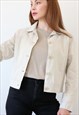 Y2K VINTAGE UTILITY STYLE CROPPED JACKET LIGHTWEIGHT S