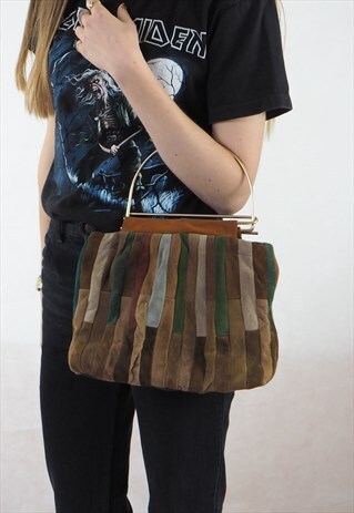VINTAGE MULTI SUEDE BAG