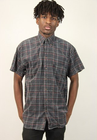 VINTAGE CORD CHECK SHIRT