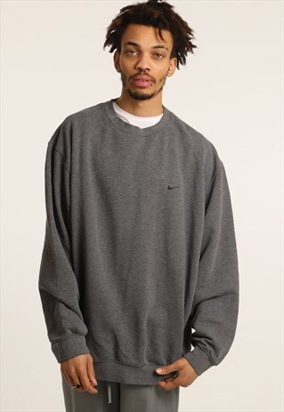 VINTAGE NIKE EMBROIDERED LOGO SWEATSHIRT