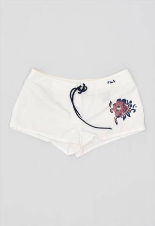 VINTAGE 90'S FILA HOT PANTS WHITE
