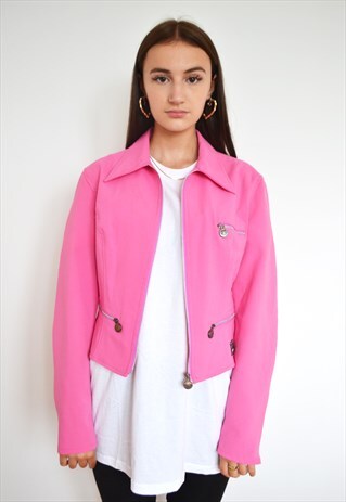 VINTAGE 90'S PINK VERSACE JACKET