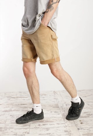 MEN'S CARHARTT REWORKED RAW HEMMED DUCK SHORTS X481