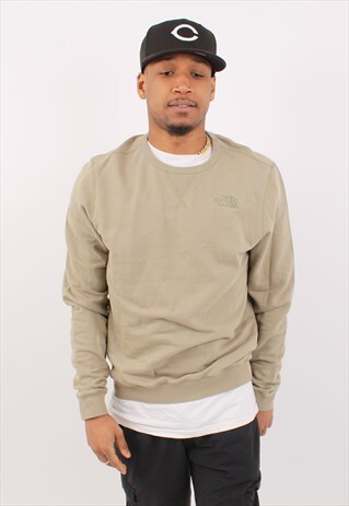 VINTAGE THE NORTH FACE OLIVE GREEN SWEATSHIRT
