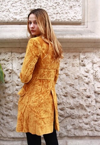 VINTAGE MIX BEMBERG COAT '80 MADE IN ITALY