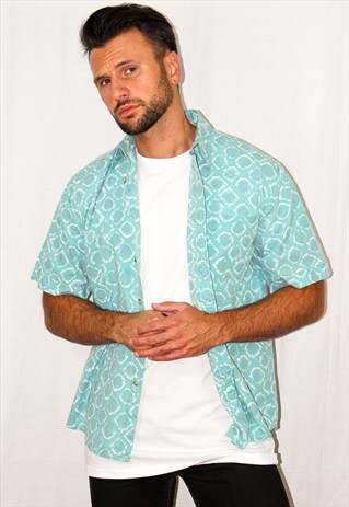 VINTAGE ABSTRACT PRINT SHIRT