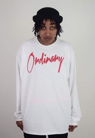 CLASSIC ICE WHITE AND RED LONG SLEEVE
