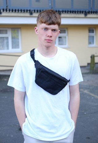 VINTAGE BLACK FESTIVAL BUMBAG