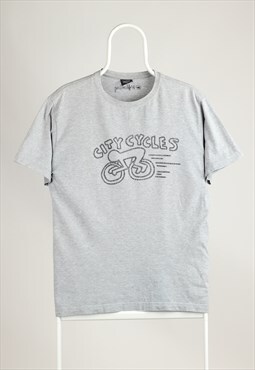 Vintage K.Haring Crewneck Print T-shirt Grey