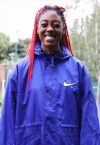 VINTAGE NIKE SPORT PUFFA LONG HOODED COAT