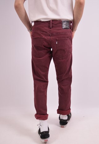 VINTAGE LEVI'S JEANS SLIM MAROON