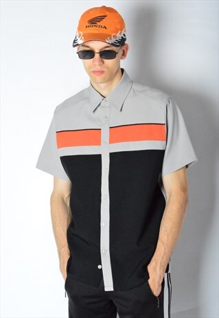 VINTAGE 90S COLOUR BLOCK SHIRT