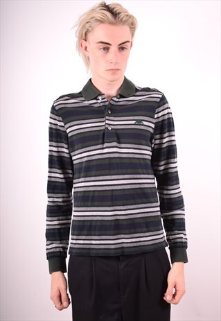 ROBE DI KAPPA MENS VINTAGE POLO SHIRT LONG SLEEVE SMALL 90S