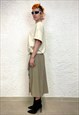 VINTAGE MAX MARA 90S RUCHED SILKY SKIRT