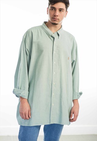 VINTAGE POLO RALPH LAUREN LOGO OVERSIZED SHIRT 90S X 16
