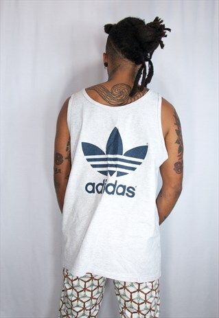 ADIDAS GREY VINTAGE VEST