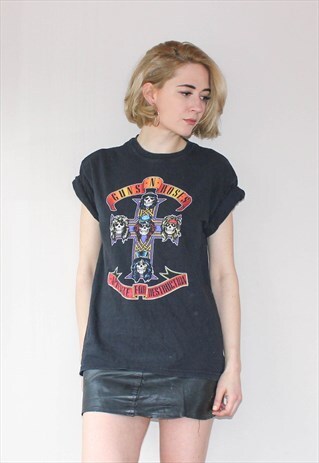 RETRO GUNS N ROSES APPETITE FOR DESTRUCTION FESTIVAL TOP