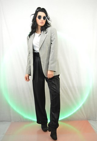 VINTAGE OVERSIZE GREY BLAZER